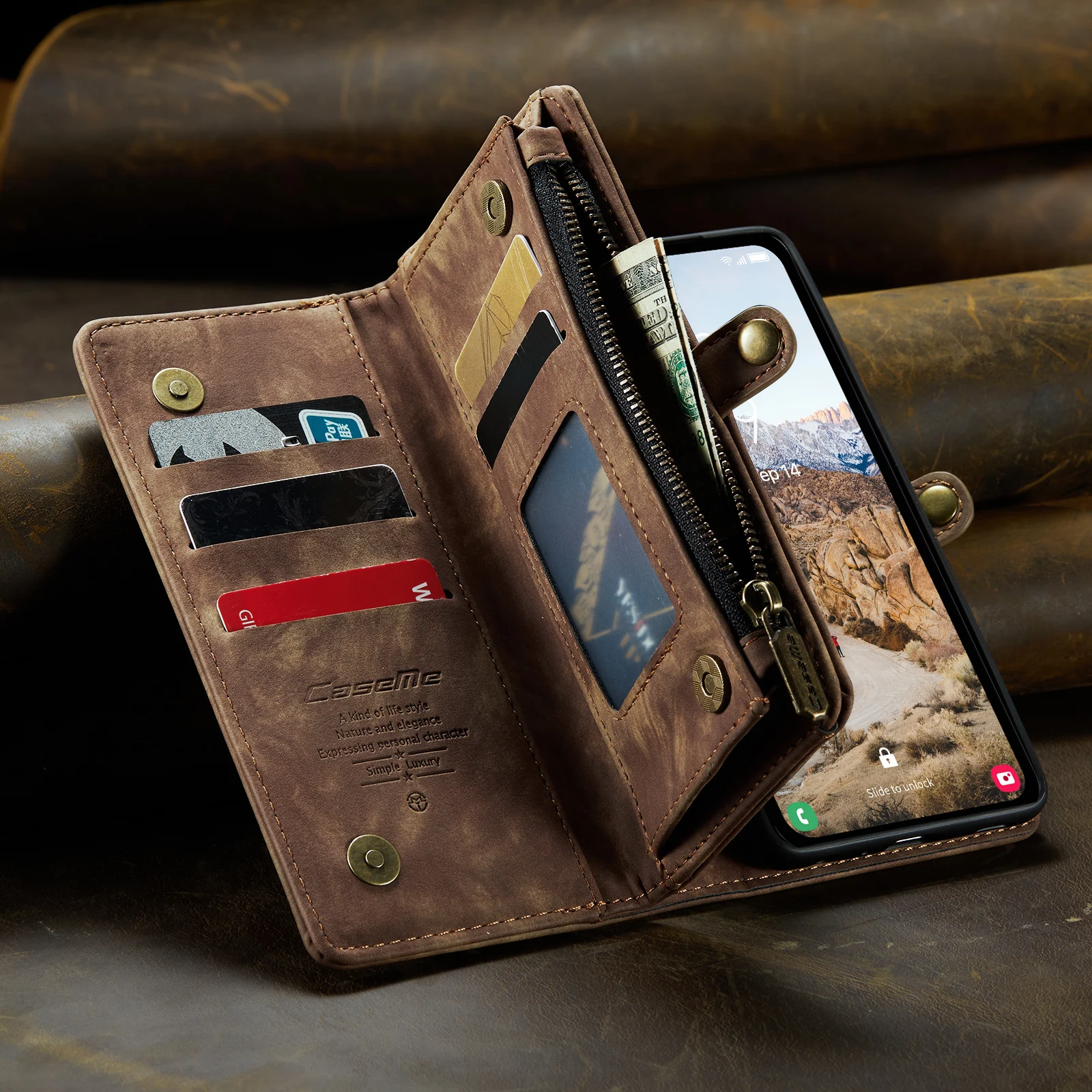 Detachable Wallet Flip Leather Phone Case For Samsung Galaxy A72 A71 A70 A54 A53 A52 A51 A34 A33 A32 A50 A30 S A20 A14 A13 A12
