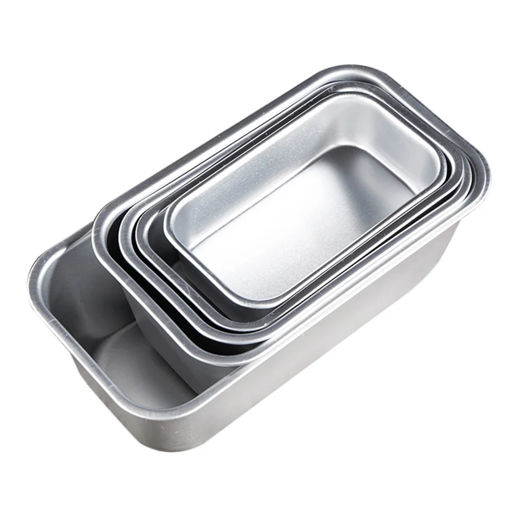 5 Size Aluminium Loaf Pan Rectangle Baking Cake Mold Bread Tin