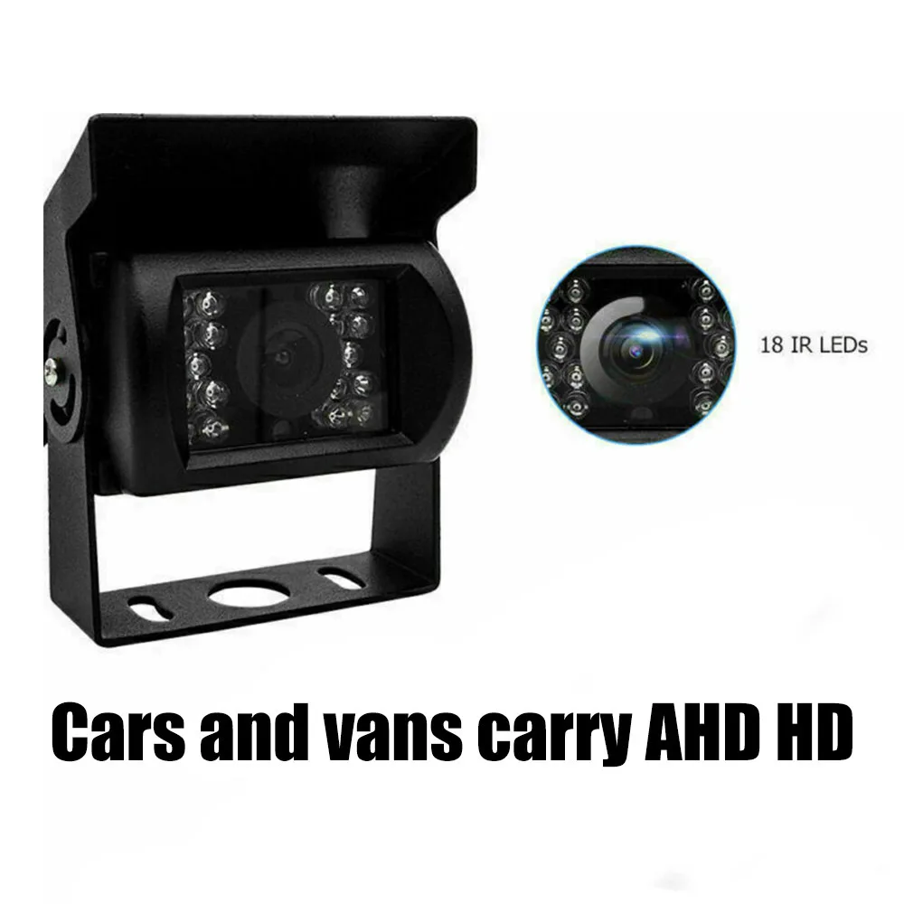 9V-36V Car Rear View Camera 4 Pin AHD Night Version Bus Infrared Backup Camera Waterproof Reversing Parking for Caravan Truck car security camera