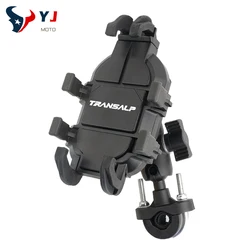 Enhanced Motorcycle Handlebar Phone Holder with Shock Absorber GPS Stand (Handlebar)