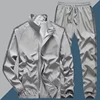 Men's Sportswear New Fashion Spring Autumn Sets Training Suit 2 Pieces Set Jacket+Sweatpant Male Casual Tracksuit 1