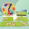 Clock model, mathematics, kindergarten clock teaching aids, children, primary school students, first and second grade, time cogn 2