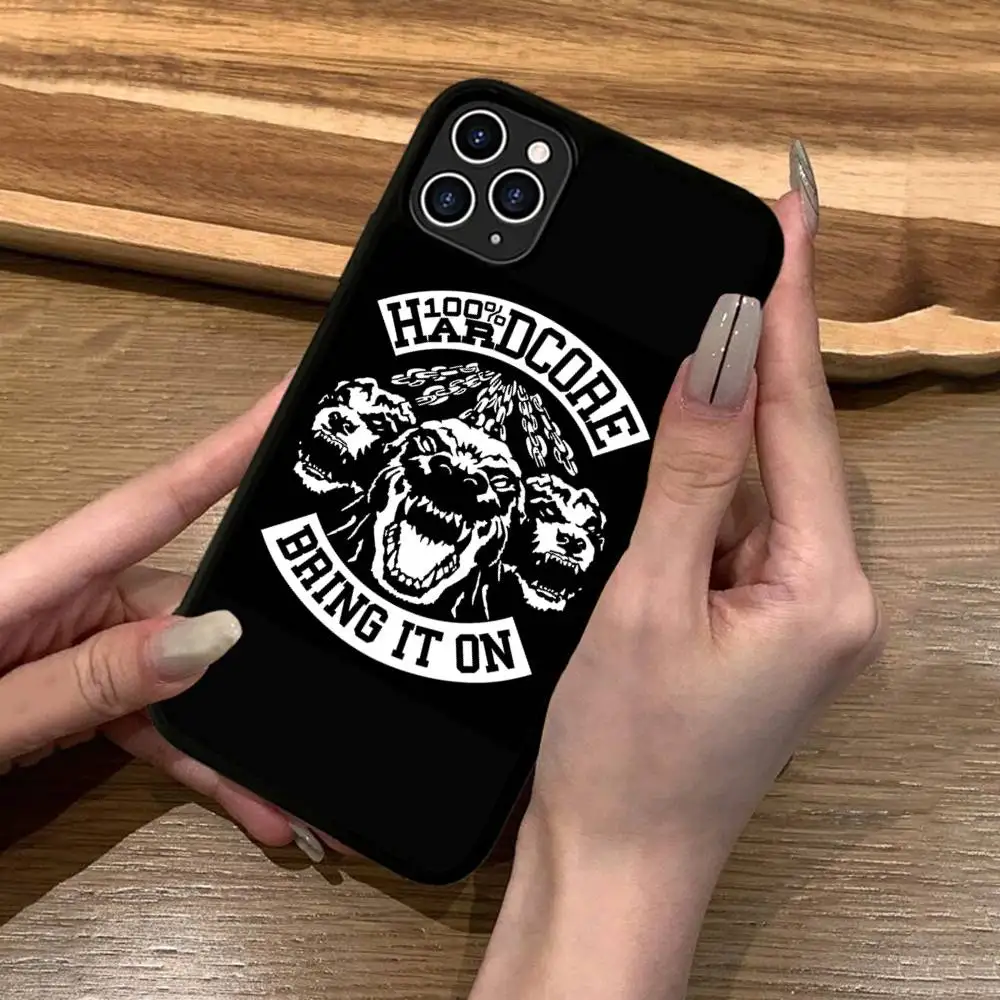 Bone Gabber Hardcore Dog Silicone Phone Case - Durable PC+TPU Mobile Cover