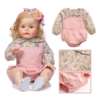 55CM silicone Real Reborn doll clothes shoes accessories 22inch Babies Doll Beautiful Clothes Jumpsuit Dress Sweater DIY Toys - Image 2