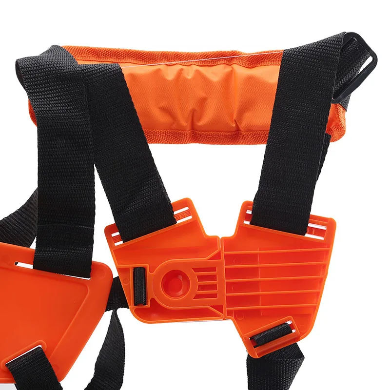 Double Shoulder Harness Strap Comfortable Labor Saving for Brush Cutter Trimmer Garden Pruner W Shape Strimmer Padded Belt