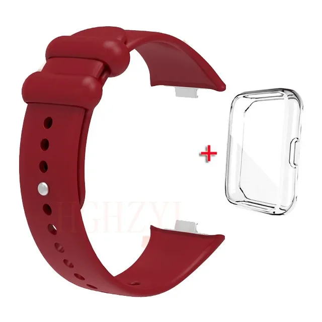 Silicone Replacement Strap with Case