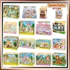 Original Sylvanian Families Fashion Play Set Princess Dress Up Rainbow Fun Nursery Ternurines Kawaii Collection Birthday Gift 1