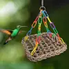 Birds Cage Accessories Bite resistant Wear resistant for Parakeets Parrot Hammock Bird Perch Bird Hanging Bed Parrot Swing Toys 3