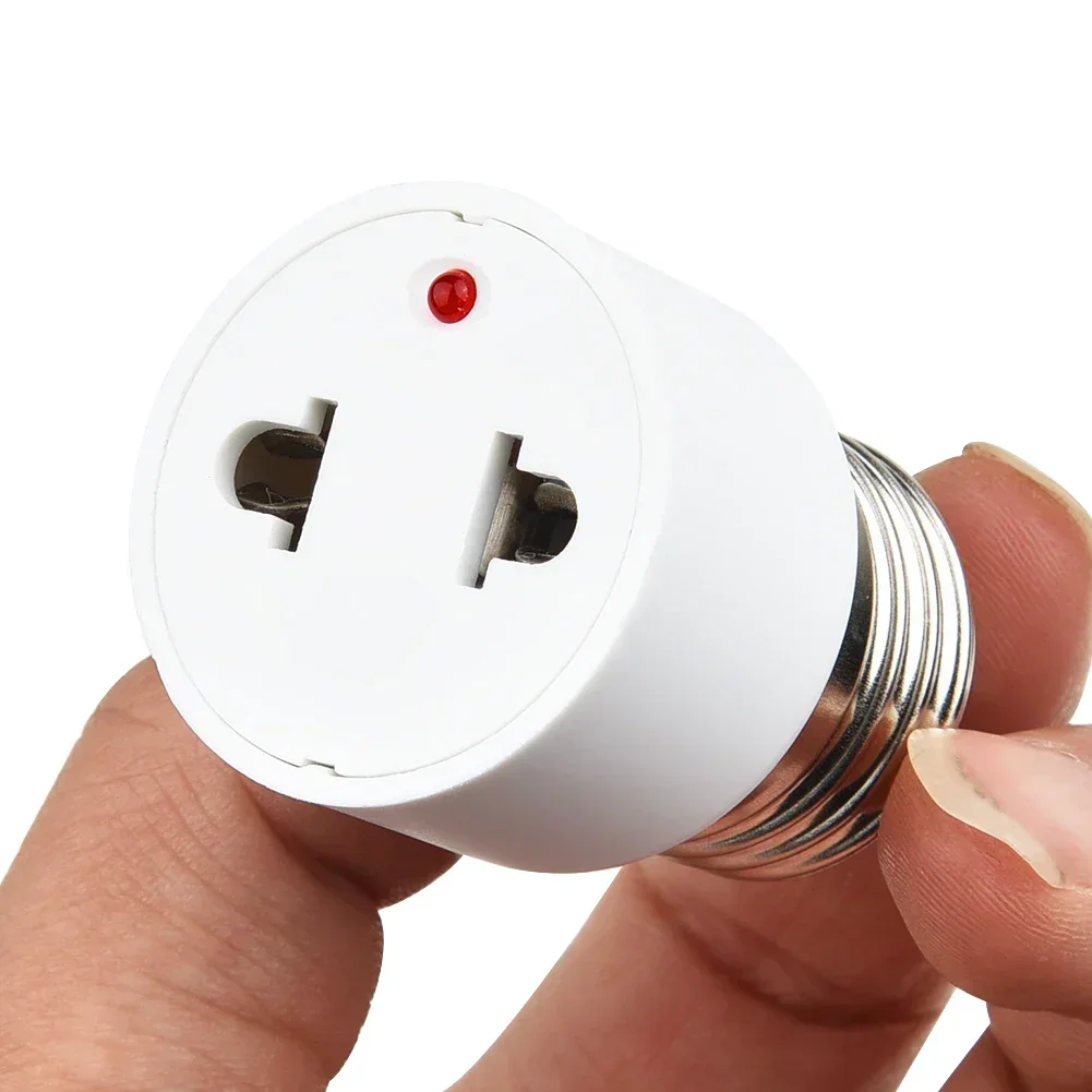E27 Bulb To US/EU Plug Light Fixture Bulb Base Lamp Socket Adapter Convert E27 Base To Regular US / EU Plug 100-240V socket converter lamp socket adapter 1pc