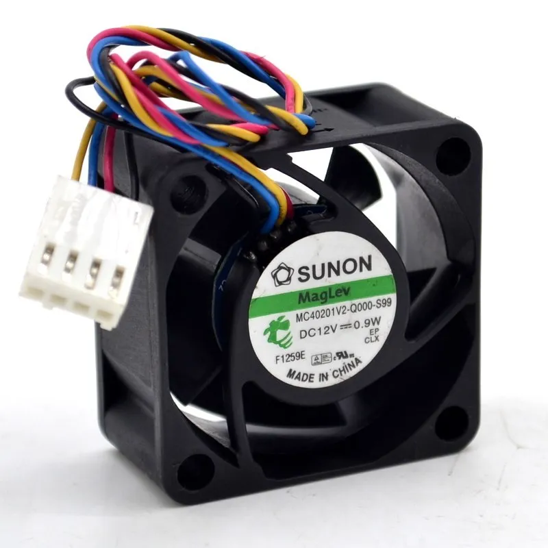 Ventilador de Refrigeração Pwm Sunon 4020 40 mm 12v 0.9w Fios 40x40x20 mm