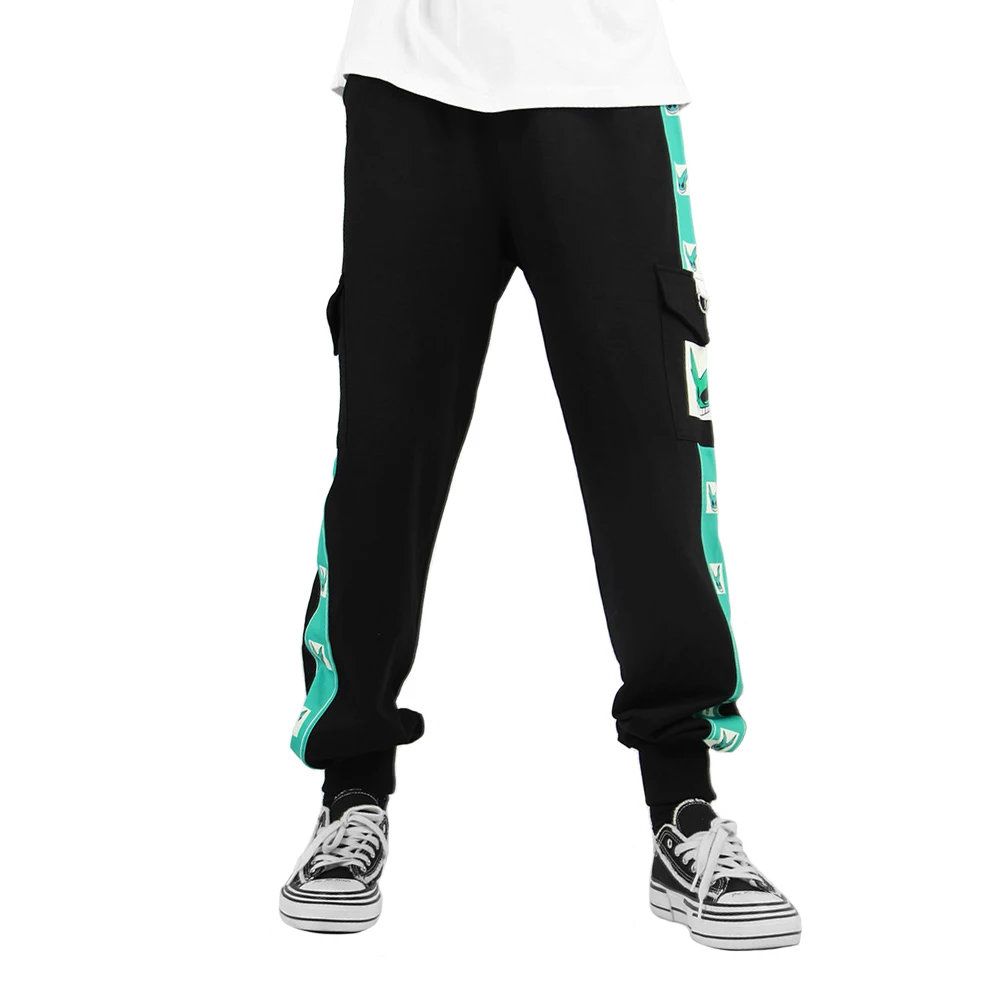 Bakugou Katsuki Cosplay Pants Midoriya Izuku 3D Print Pocket Cargo Casual Loose Trousers Overalls