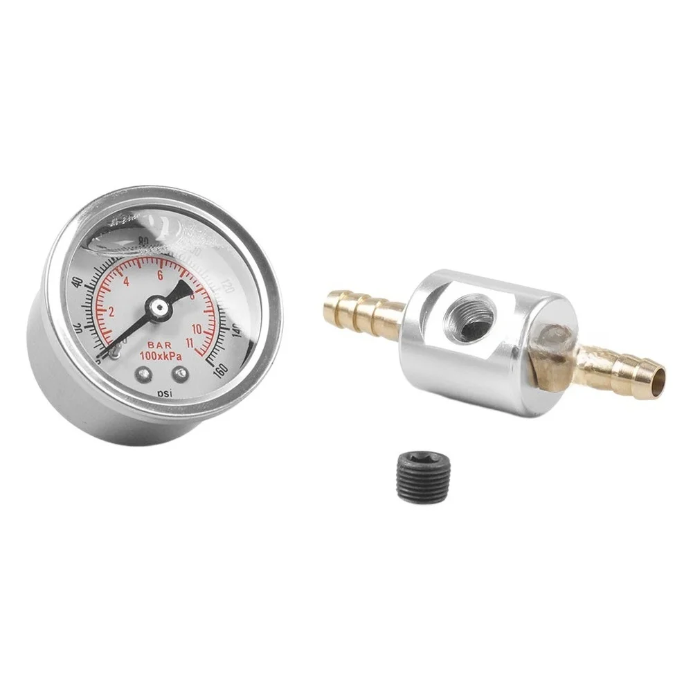 Inline-Kraftstoffdruckmesser-Adapter-Kit mit 9mm Schlauch & AN6 Anschlüssen, Öldruckmesser, Flüssigkeitstester, Überwachungssystem – Detail 7