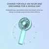 Three-gear Adjustable Mini Portable USB Handheld Small Pocket Fans Desktop Noise Reduction Fan for Office Bedroom Outdoor Travel 5