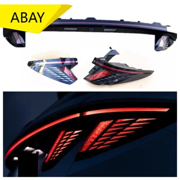 Hyundai Tucson L NX4 5th Gen LED Sequential Taillight Kit – Dynamic Turn Signal Brake Light Assembly Body Kit Upgrade 2021-2024