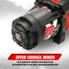 "X-BULL 13000 LBS 12V Electric Winch XRS Speed, Wireless Remote, Synthetic Rope UTVs/SUVs Jeep Towing Truck 4WD" 5
