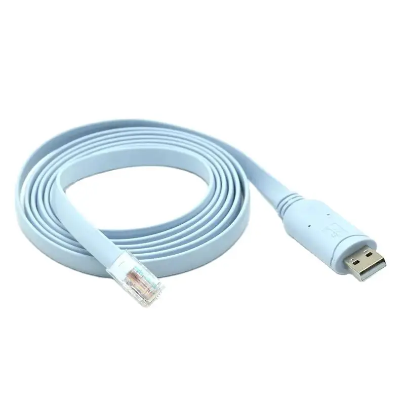 Cavo Console Da Usb Rs232 A Rj45 Da 1.8M Per Cisco H3C Erba Huawei Fortinet Router Ftdi Cavo Console Usb Linea Di Prolunga