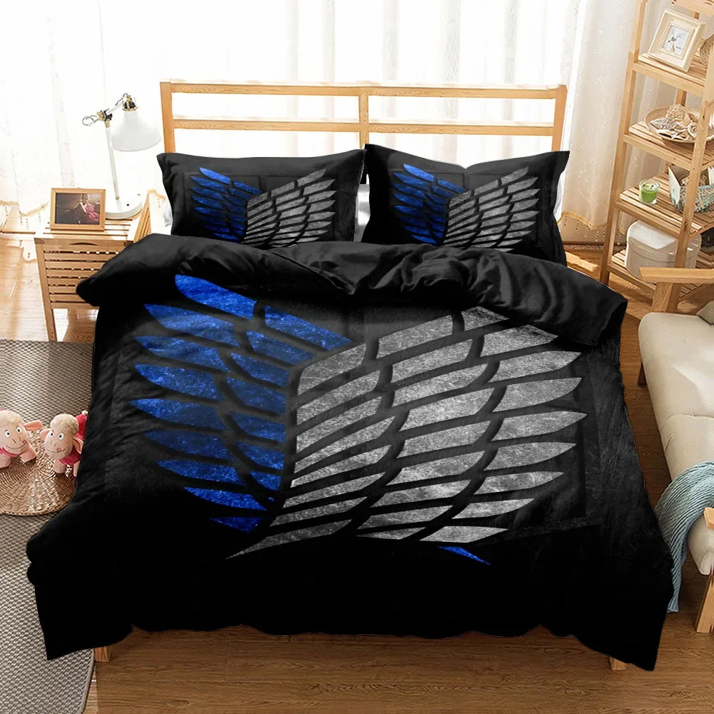 2023 New Titan Attack  Duvet Cover Set King Queen Double Full Twin Single Size Bed Linen Set
