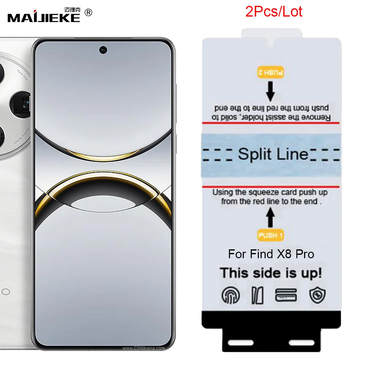 2 Pack HD Soft TPU Front Hydrogel Screen Protector with Installation Tools - Case Friendly