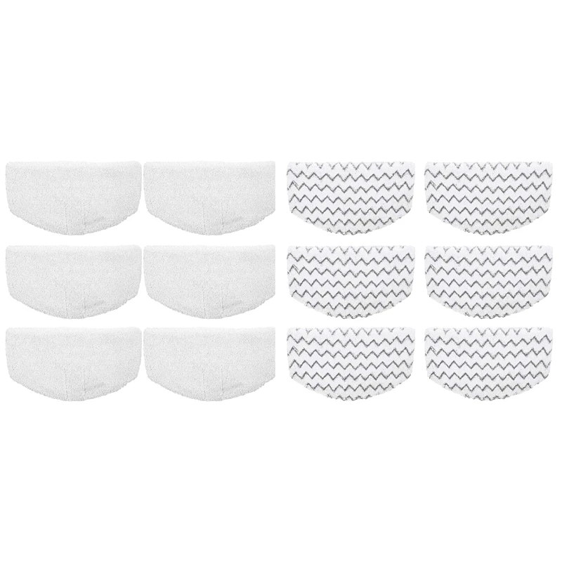 6Pcs Washable Steam Mop Pads Replacement Pads For Bissell Hard Floor