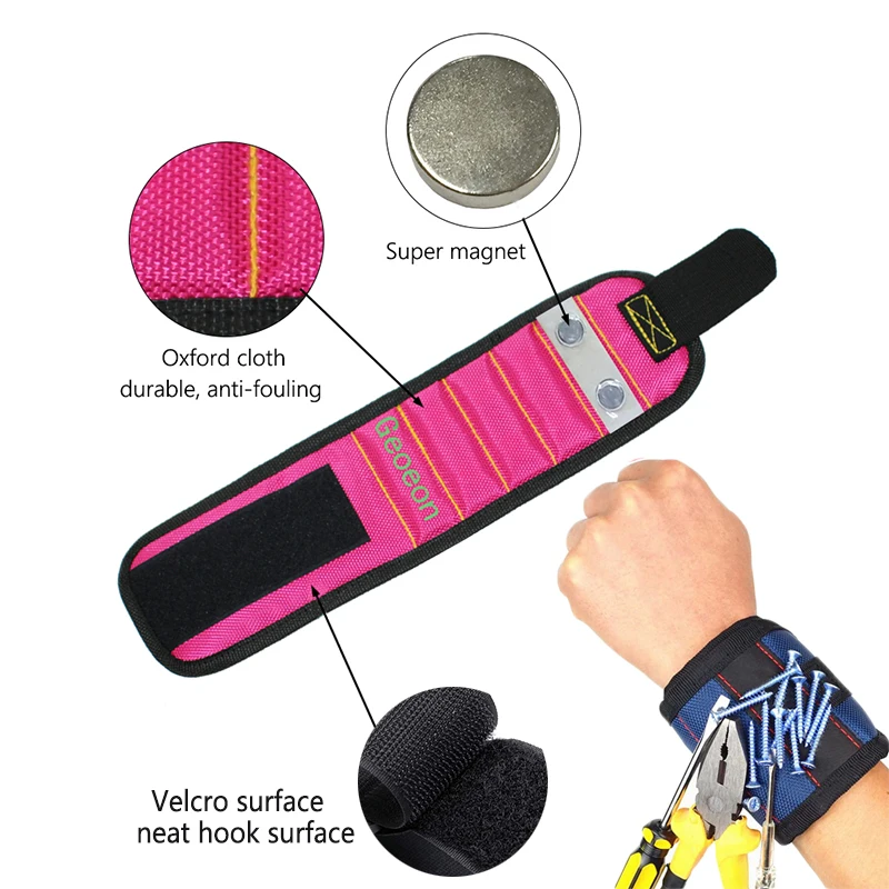 Polyester Magnetic Wristband 15pcs Powerful Magnet - Image 3