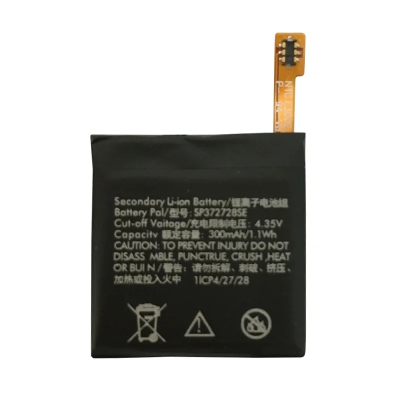 

Аккумулятор для смарт-часов Ticwatch 1 поколение 2 поколение E S Bluetooth, 3,8 в
