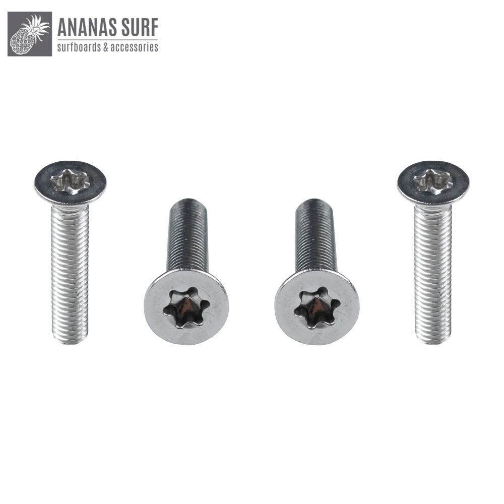 Ananas Surf M6 HydroFoil foot Board Mount Torx Screw 316 Stainless Steel Set Accessories
