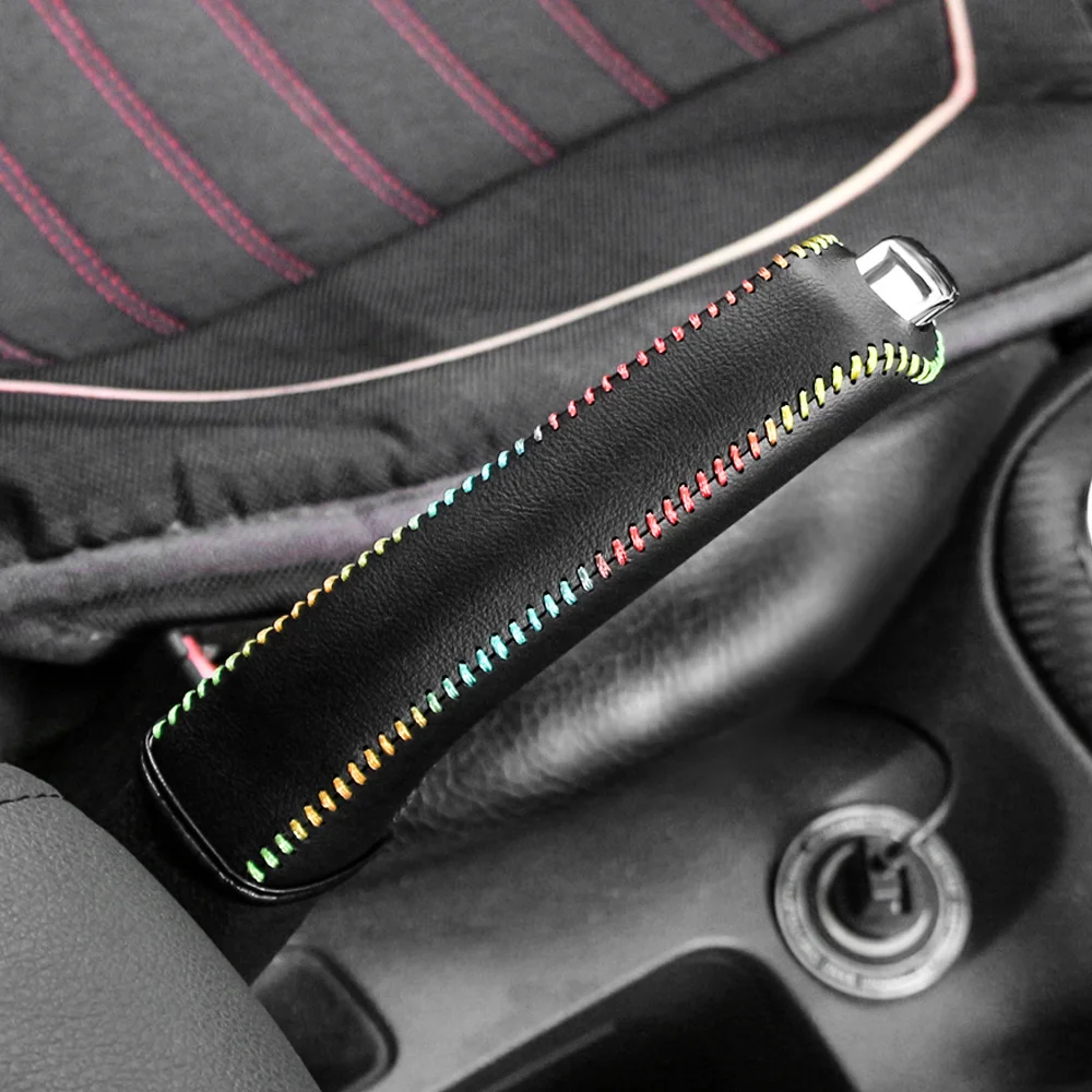 Leather Universal Car Handbrake Cover-Car Interior Accessories and Stylish Handle Sleeve Case