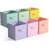 Amazon uncovered fabric storage box, foldable storage box, home wardrobe storage box, clothing and toy organizing box 1