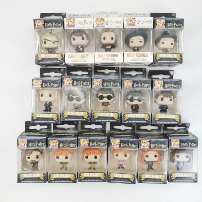 FUNKO NEWest 키체인 주변 시리즈, 알버스 덤블도어 헤르미온 론 지니니 위즐리 액션 피규어 장난감