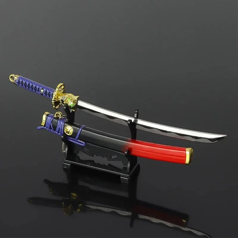 22CM Valorant Weapon Onimaru Kunitsuna Melee Weapon Model Oni EP 6 Skin Game Periphery Steel Samurai Sword Gifts Boys Toys