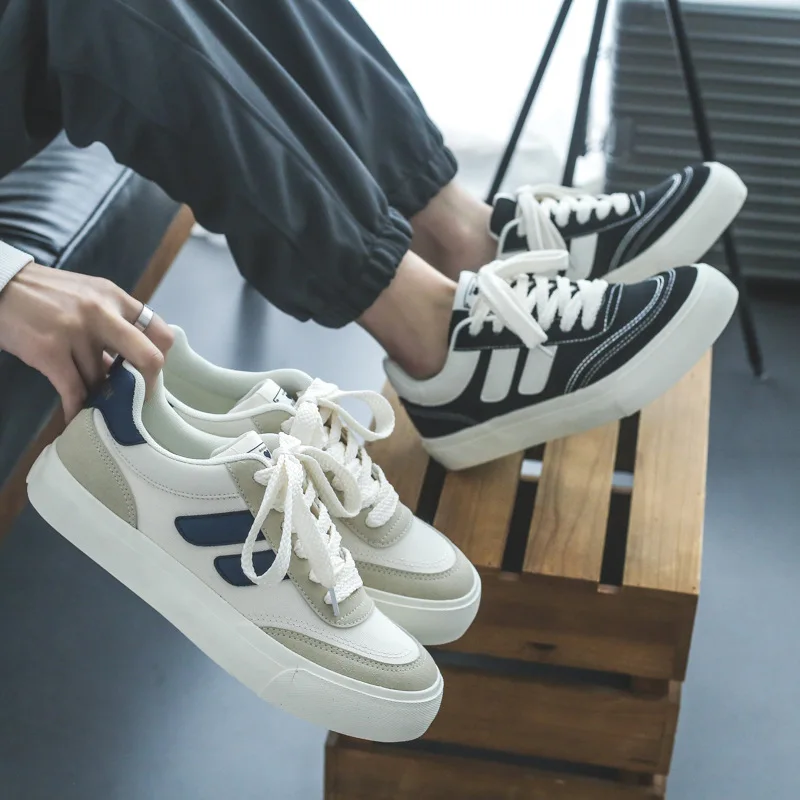 2024 New Men's and Women's Casual Shoes Board Shoes Thick-soled Canvas Breathable Sports Student Shoes Sneakers for men 4