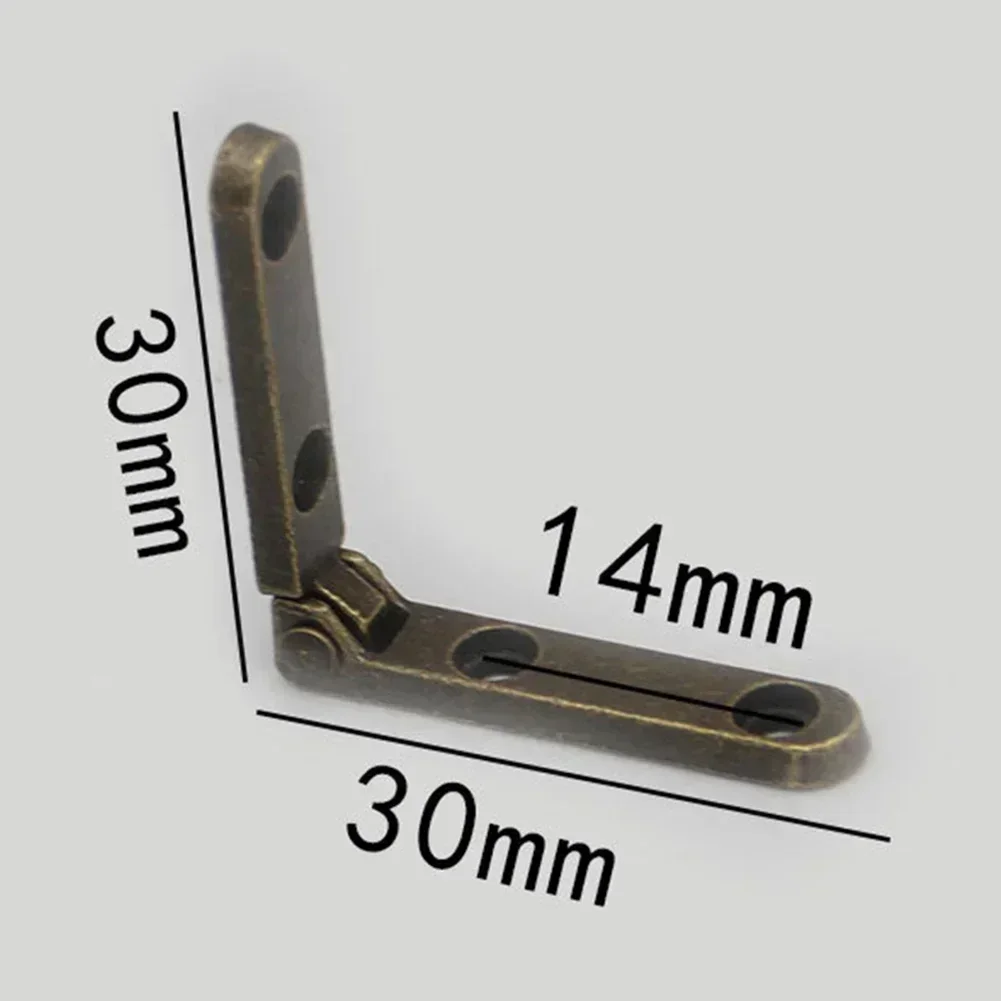 90 Degree Hinges 10pcs Wooden Box Zinc Alloy Hinge Folding Hinges Screws Jewellery Case Cabinet Furniture Hardware Furniture Hinge Wooden Box Hinge Cabinet Hinges Cabinet Door Hinges
