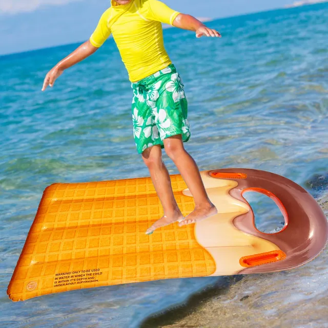Tavola Da Surf Gonfiabile Con Manici - Bodyboard Per Piscina E Spiaggia, Bambini E Adulti - Foto 8