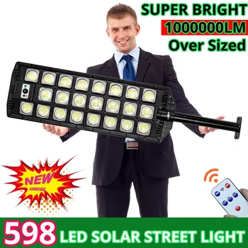 야외 태양광 구동 모션 센서 조명, 713COB 태양광 조명, IPX8 방수 LED 보안등, 정원 내장 30000mah