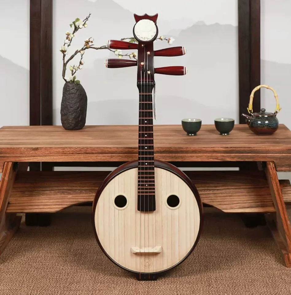 Small Ruan xiaoruan Chinese plucked string instrument