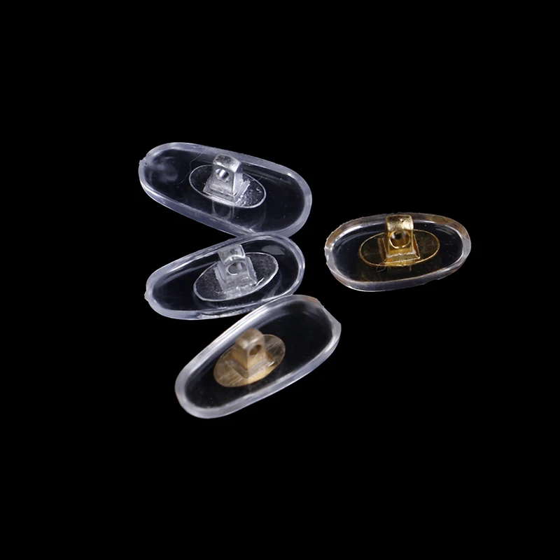 

5 Pairs S/L Size Nose Pads Brace Support Silicone Screw On For Glasses Sunglasses Support Nose Pad Eyewear Accessories