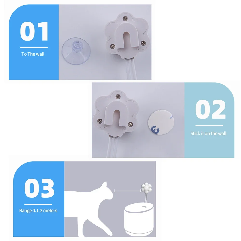 Pet Water Dispenser Automatic Home Motion Sensor Filter Fountain Universal Infrared USB Powered For Dog Cat