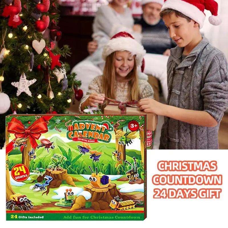 Advent Calendar Building Blocks | Advent Calendar Christmas Kids - Building  Kit - Aliexpress