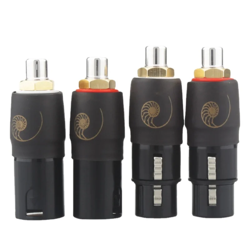 Hi-End Cardas Audio Rodiato Xlr 3 Pin Femmina/Maschio A Rca Femal Connettore Adattatore Jack Audio