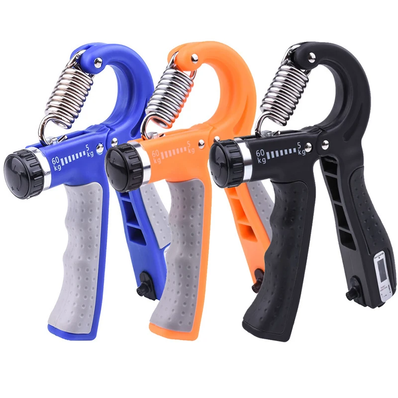 

Hand Grips Strengthener Arm Finger Massager Expander Hand Exercise Gym Fitness R-Shape adjustable Training Wrist Gripper Men