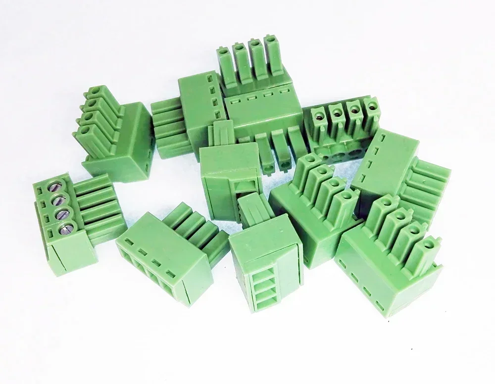 10 stücke 10 paar 15EDG 3,81/3,5mm 300V8A 2/3/4/5/6-16P KF2EDG Gerade Rechten Winkel Schraube Stecker In PCB Draht Terminal Block Stecker