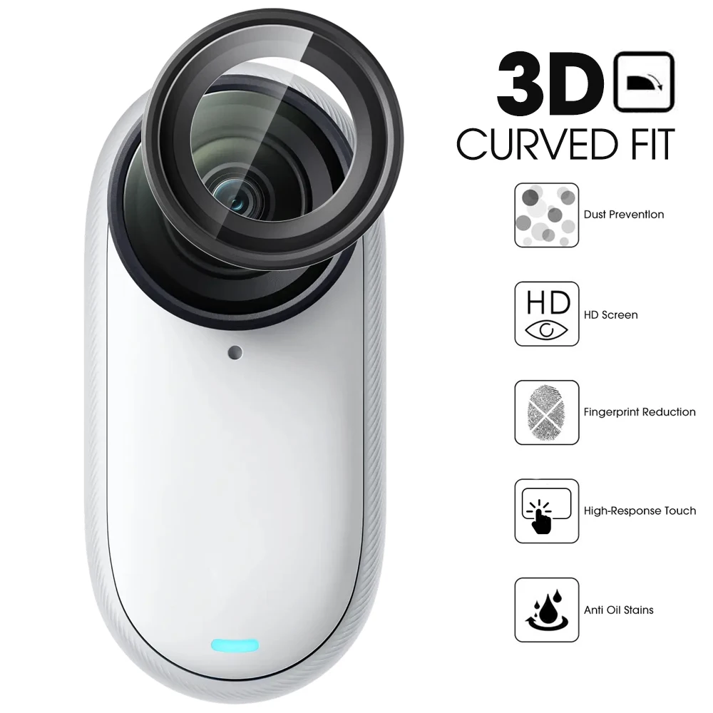 For Insta360 GO 3S Lens Guard Case Anti-Scratch Protective Glass Cover Len Protector for Insta 360 GO3S Cameras Accessories