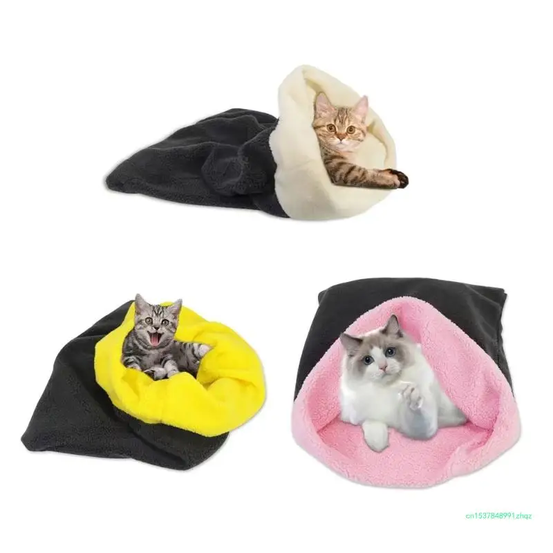 

Cat Bed Winter Pocket Improved Sleep for Small Dog Bed Cat Sleeping Bag