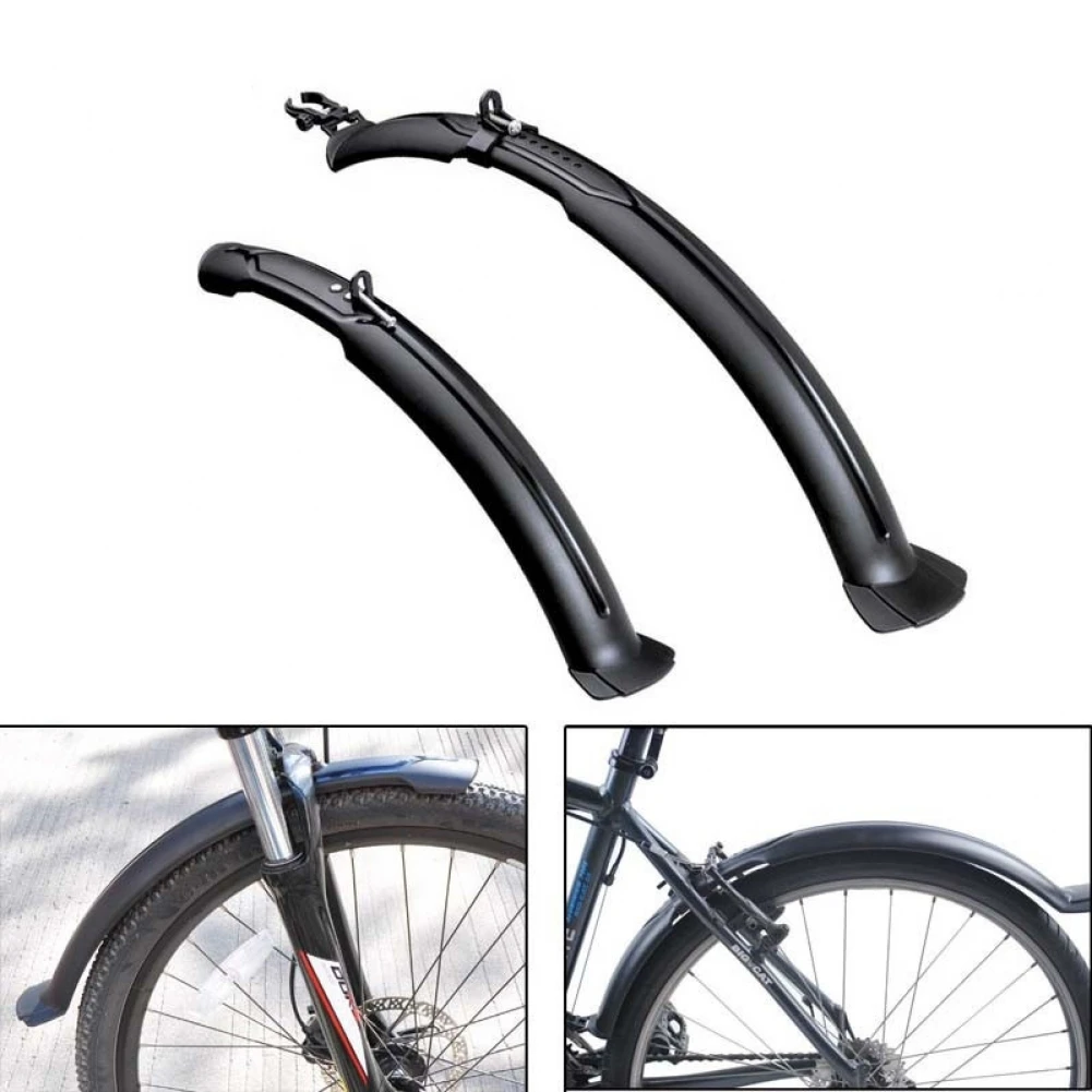 

2pcs/set Synthetic Plastic Foldable Adjustable Bicycle Mudguard for 26 Inch Bikes