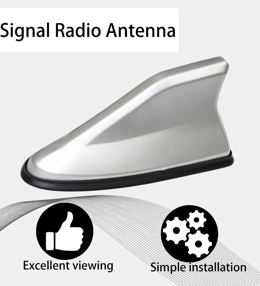 Shark Fin Radio Antenna For Car Universal Antenna Shark Fin Radio Antenna For Car Universal Antenna
