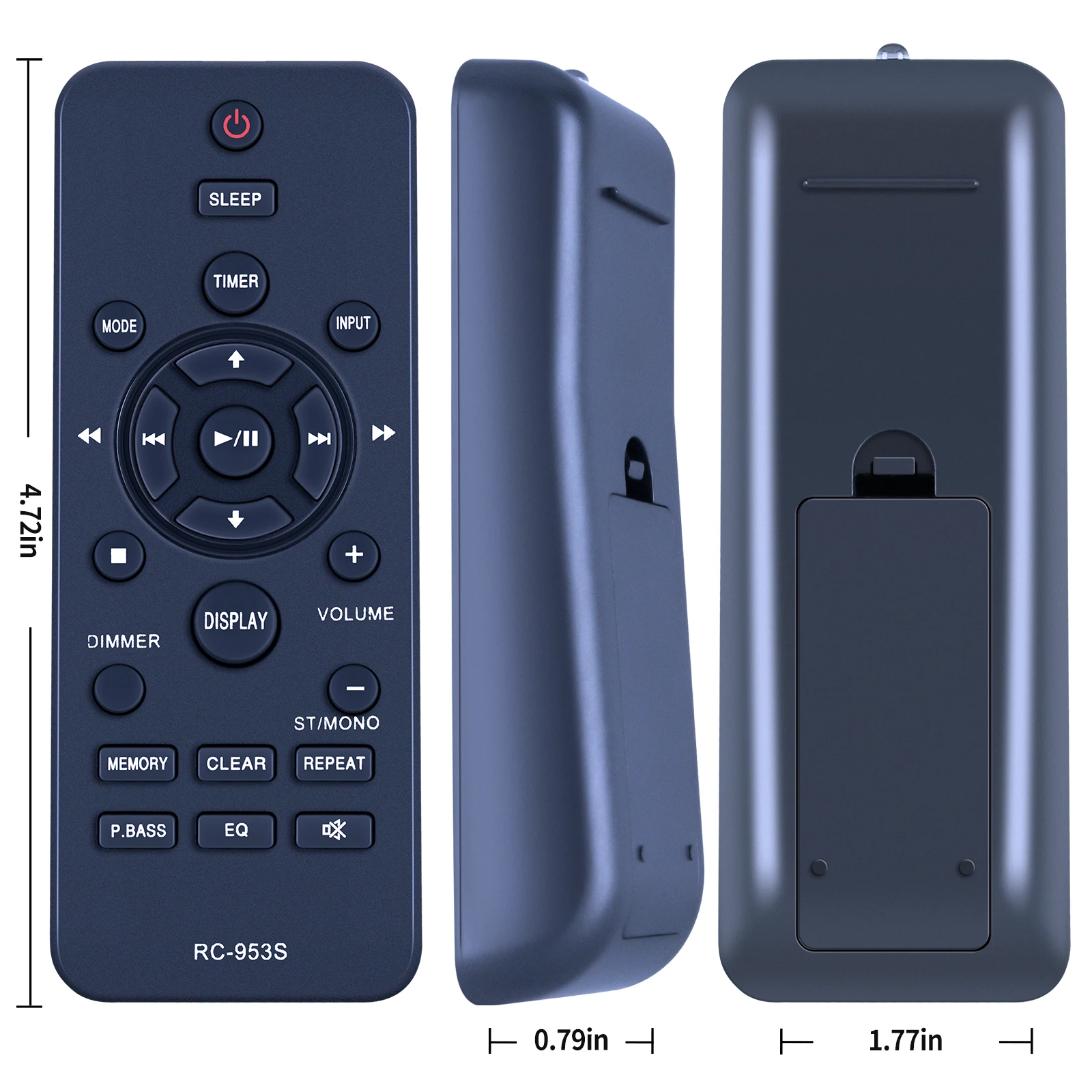 パイオニア用リモコン,マイクロHi-Fiレシーバー,RC-953S, X-EM16