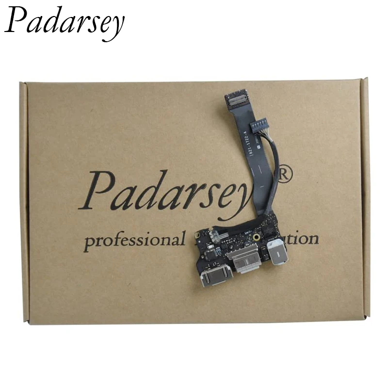 

Padarsey DC-in Power Jack I/O Board with USB Audio MagSafe 2 Flex Cable Compatible for MacBook Air 13" A1466 MD760 820-3455-A