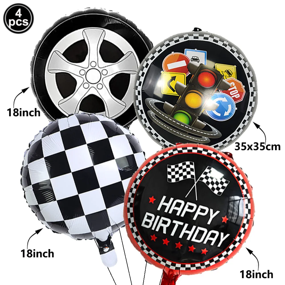 Rennwagen-Party-Zubehör Rennwagen-Papierschalen Trinkhalme Servietten Jungen Rennwagen-Geburtstagsparty-Dekorationsset – Detail 9