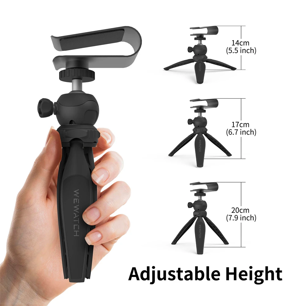 WEWATCH PS104 Desktop Tripod with Holder Adjustable  Mini Projector Tripods for Wemax Go Advanced, Wemax Go, Camera, Webcam