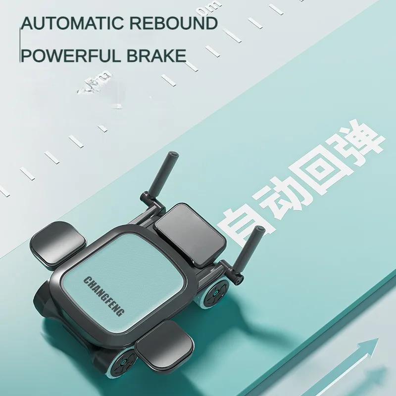 Healthy Abdominal Wheel Automatic Rebound Four-Wheel Abdominal Roller Exercise Muscle Exercise Fitness Equipment